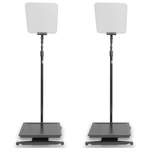StagePro Presidential Teleprompter (Pair Series) with Carbon Poles and High Bright Monitor - Monitor: 24