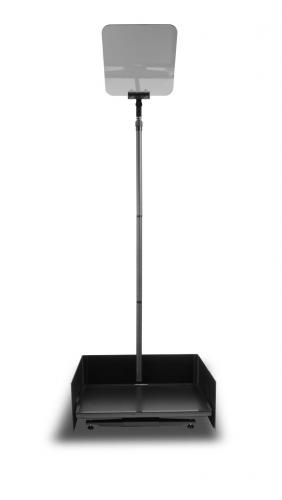  StagePro Presidential Teleprompter (Single Series) with Carbon Pole, Regular Monitor and Travel Case - Monitor: 24