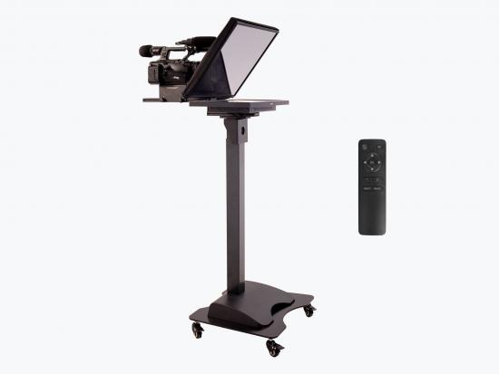Motorized elevating tripod for teleprompters TVPROMPT